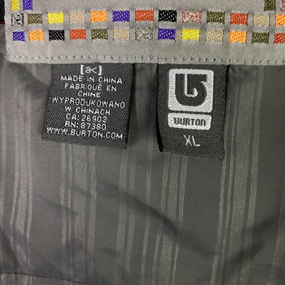 Burton AK Insulator Jacket Windbreaker XL Unisex Black Primaloft Full Zip Nylon - Picture 11 of 16